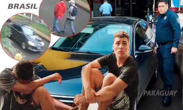 “Cabriteros” brasileños fueron presos con un automóvil robado en Foz de Yguazú – Diario TNPRESS