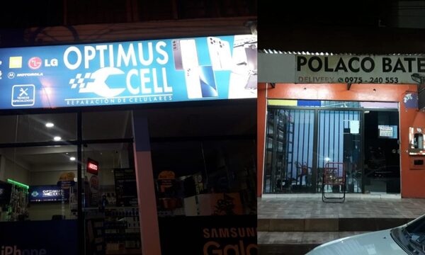 Hurtan dos locales comerciales en CDE