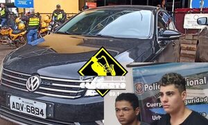 Detienen a brasileños que intentaron ingresar al país con vehículo robado