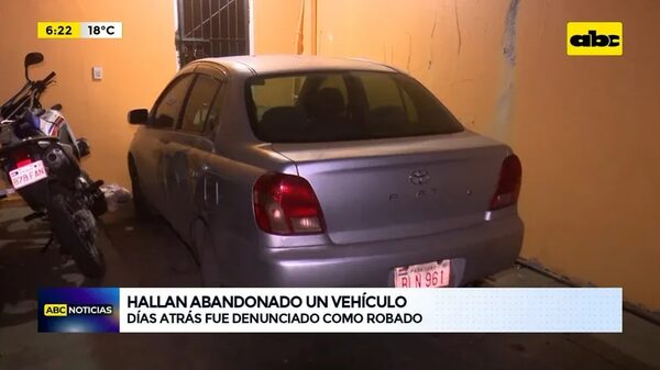 Video: Abandonan vehículo denunciado como robado - ABC Noticias - ABC Color