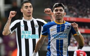 Miguel Almirón y Julio Enciso se volverán a enfrentar en el mes julio   - Fútbol Internacional - ABC Color