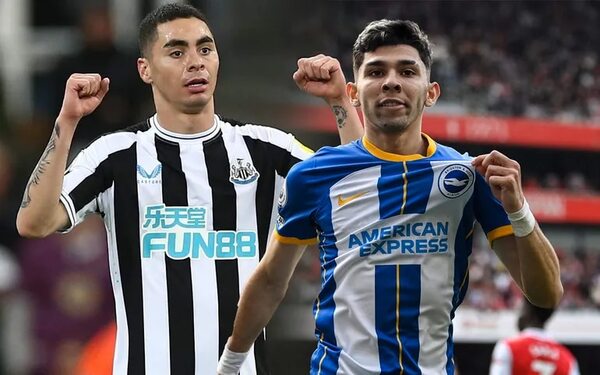 Miguel Almirón y Julio Enciso se volverán a enfrentar en el mes julio - Fútbol Internacional - ABC Color