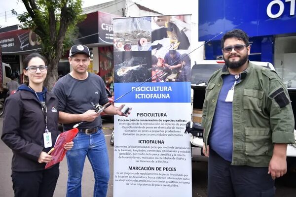 Pez sembrado en embalse Itaipú recorrió 220 kilómetros en 42 días - ABC en el Este - ABC Color