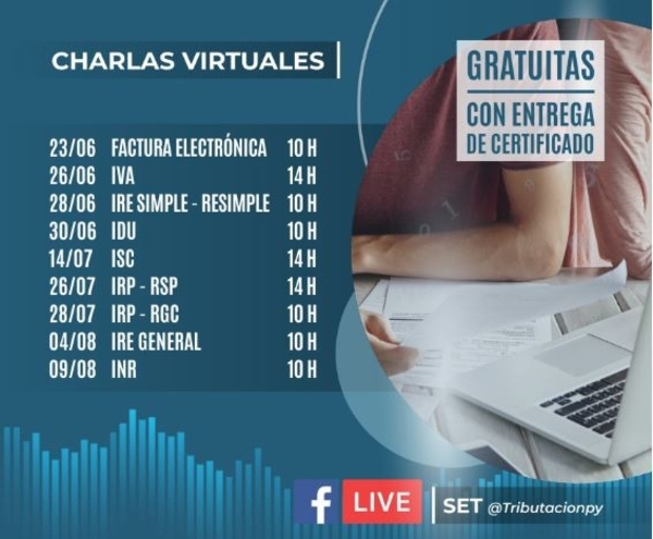 Inicia ciclo de capacitaciones virtuales sobre tasas impositivas - .::Agencia IP::.