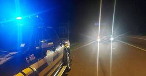 Conductor no quiso soplar el tubito del "ka'utest" y agredió a suboficial