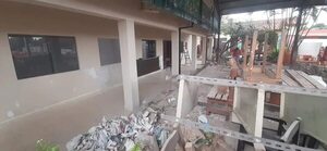 Constructora pidió prórroga por días de lluvia para terminar obra en escuela de Ciudad del Este - ABC en el Este - ABC Color