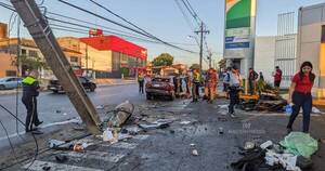 La Nación / Un joven perdió la vida en aparatoso accidente sobre la avenida Eusebio Ayala