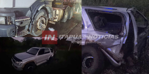 DAÑOS MATERIALES TRAS ROCE, DESPISTE Y COLISIÓN EN SAN JUAN DEL PNÁ. - Itapúa Noticias