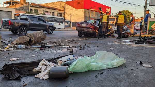 Diario HOY | Impactantes imágenes del accidente sobre Eusebio Ayala