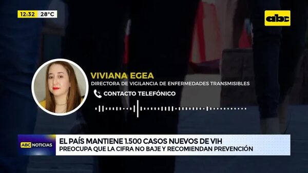 Video: El país mantiene 1.500 casos nuevos de VIH por año - ABC Noticias - ABC Color