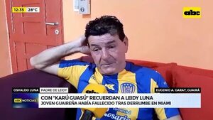 Video: Con “Karu Guasu” recuerdan a Leidy Luna  - ABC Noticias - ABC Color