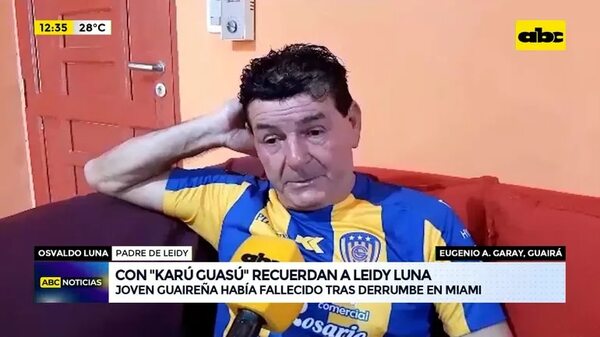 Video: Con “Karu Guasu” recuerdan a Leidy Luna - ABC Noticias - ABC Color