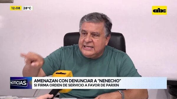 Video: Amenazan con denunciar a “Nenecho” - ABC Noticias - ABC Color