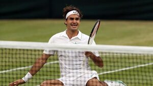 Federer juguetea con Wimbledon
