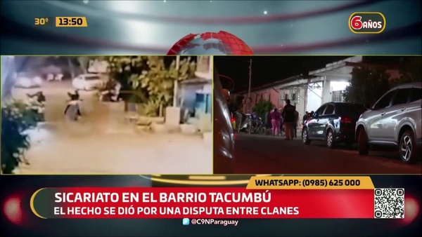 Sicariato en el Bo. Tacumbú de Asunción - C9N