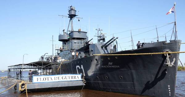 La Nación / Cañonero Paraguay: el histórico buque de la guerra del Chaco recibe a visitantes