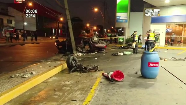 Choque y vuelco mortal - SNT