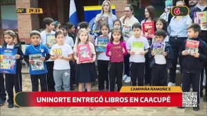 Campaña Ñamoñe'e: Uninorte entregó libros en Caacupé - C9N