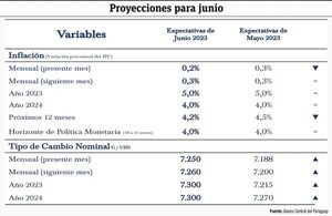 Agentes económicos perciben una  menor inflación durante este mes - Económico - ABC Color