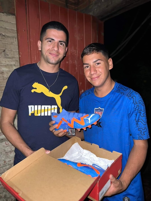 Gran gesto solidario de Mateo Gamarra