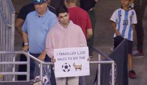 ¡Gran despistado! Viajó 2 mil kilómetros para ver jugar a Messi con...¡Inter Miami!