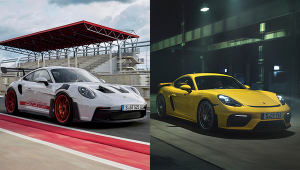 Poder alemán: Llegan nuevas versiones del 911 GT3 RS y del 718 Cayman GT4 de Porsche
