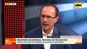 Óscar González: “Existe un plan de carrera, se le califica a los militares’' - En Detalles - ABC Color