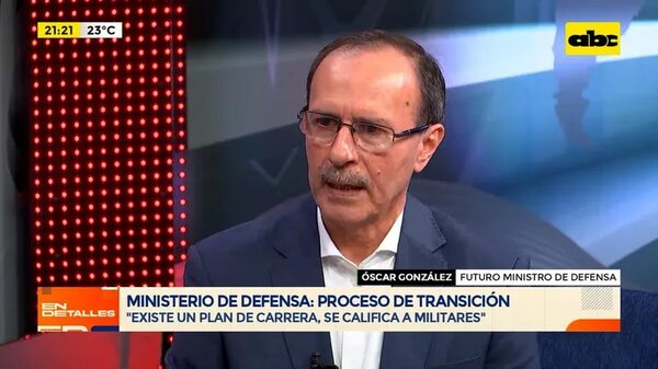 Óscar González: “Existe un plan de carrera, se le califica a los militares’' - En Detalles - ABC Color