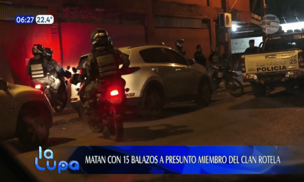 Matan a balazos a presunto miembro del clan Rotela en Asunción | Telefuturo