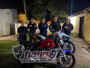 Recuperan motocicleta robada en Ponta Porã, Brasil