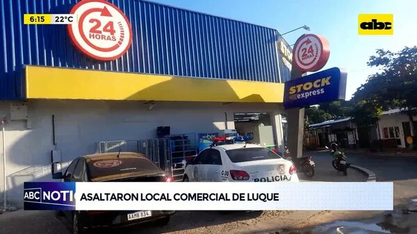 Video: Asaltaron local comercial en Luque - ABC Noticias - ABC Color