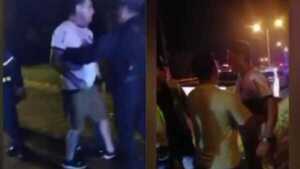 Ebrio prepotente agredió a policías