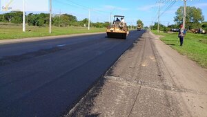 Realizan recapado de ruta que une Ayolas con cruce Isla Timbó - .::Agencia IP::.