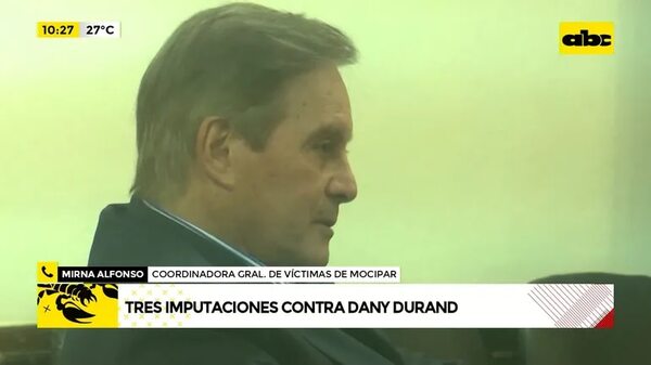 Video: Tres imputaciones contra Dany Durand - ABC Noticias - ABC Color