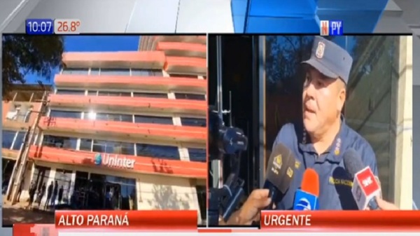 CDE: Universidad privada recibió amenaza de bomba - Noticias Paraguay