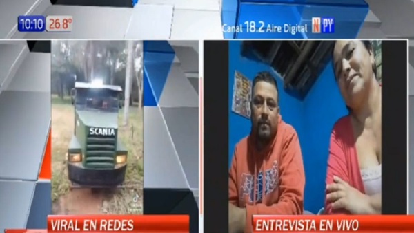 Iteño inventó su propio camión y se volvió viral - Noticias Paraguay