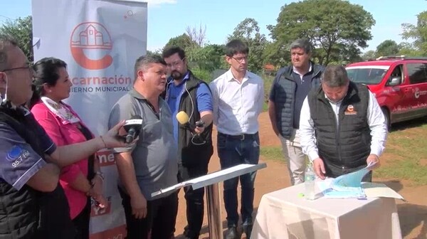 Municipalidad de Encarnación invierte en futuro empedrado de San Antonio Ypekuru