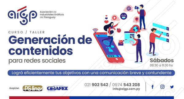 Industriales gráficos organizan cursos de generación de contenidos y photoshop