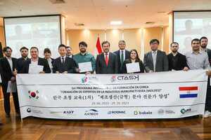 Jóvenes profesionales se capacitarán en Corea para habilitación de centro automotriz - .::Agencia IP::.