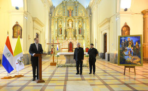 Arquidiócesis de Asunción recibe obra "Nuestra Señora Conquistada" - .::Agencia IP::.