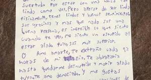 La Nación / “Mi vida sos vos y la play”: carta de adolescente enamorado se volvió viral