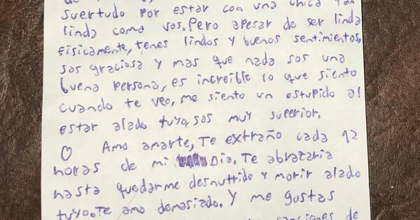 La Nación / “Mi vida sos vos y la play”: carta de adolescente enamorado se volvió viral