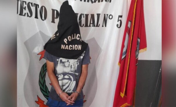 Joven fue capturado por su padre tras asaltar a su hermana