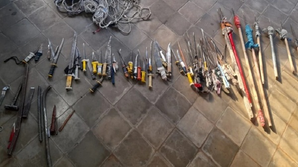 Tras requisa, incautan armas, lanzas y otros elementos en cárcel de Misiones - Noticias Paraguay