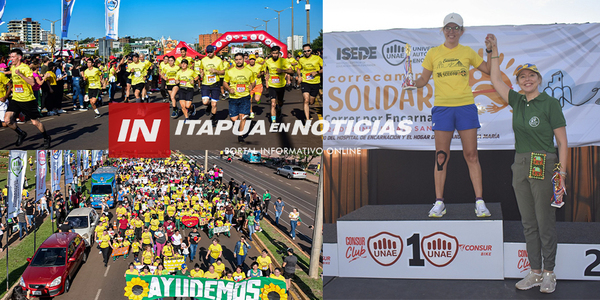 GRAN CONCURRENCIA EN LA 24ª CORRECAMINATA SOLIDARIA “CORRER POR ENCARNACIÓN” - Itapúa Noticias