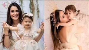 ¿La nueva RBD?, hija de Dulce María sorprende cantando a sus 2 años: así reaccionaron Anahí y Maite