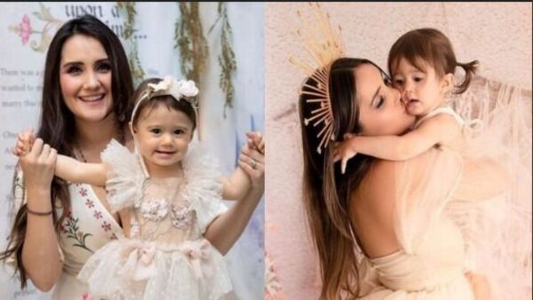 ¿La nueva RBD?, hija de Dulce María sorprende cantando a sus 2 años: así reaccionaron Anahí y Maite