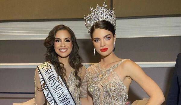 Nadia Ferreira dio así su bendición a la nueva Miss Universo Paraguay