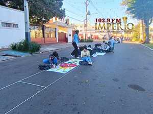 ¡Fiesta Patronal!. Se iniciaron los trabajos de elaboración de la alfombra artística - Radio Imperio