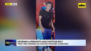 Video: Detienen a presunto asaltante de Bolt - ABC Noticias - ABC Color